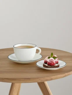 Online ASA Selection cappuccinotasse mit unterteller, ligne noire