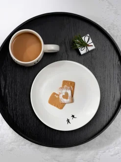 Online ASA Selection dessertteller, heart in the snow