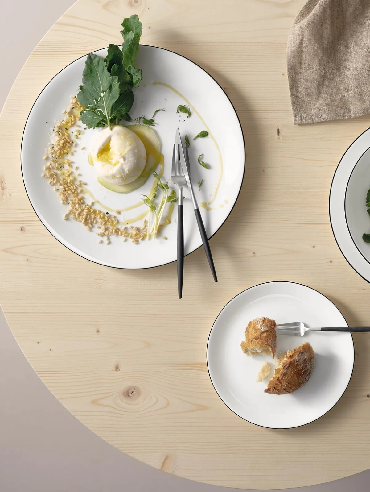 New ASA Selection dessertteller, ligne noire