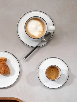 Outlet ASA Selection espressotasse mit unterteller, ligne noire