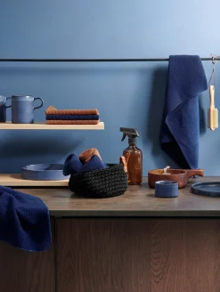 Hot ASA Selection geschirrtuch gestrickt, deep blue