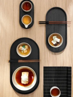 Best ASA Selection holztablett oval, schwarz