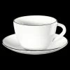 Best ASA Selection kaffeetasse mit unterteller, ligne noire
