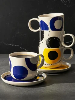 New ASA Selection kaffeetasse mit unterteller, salto du soleil