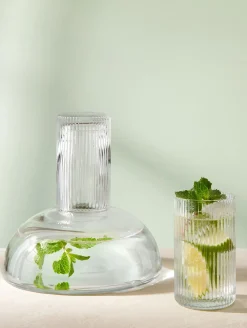 Outlet ASA Selection karaffe mit trinkglas, clear