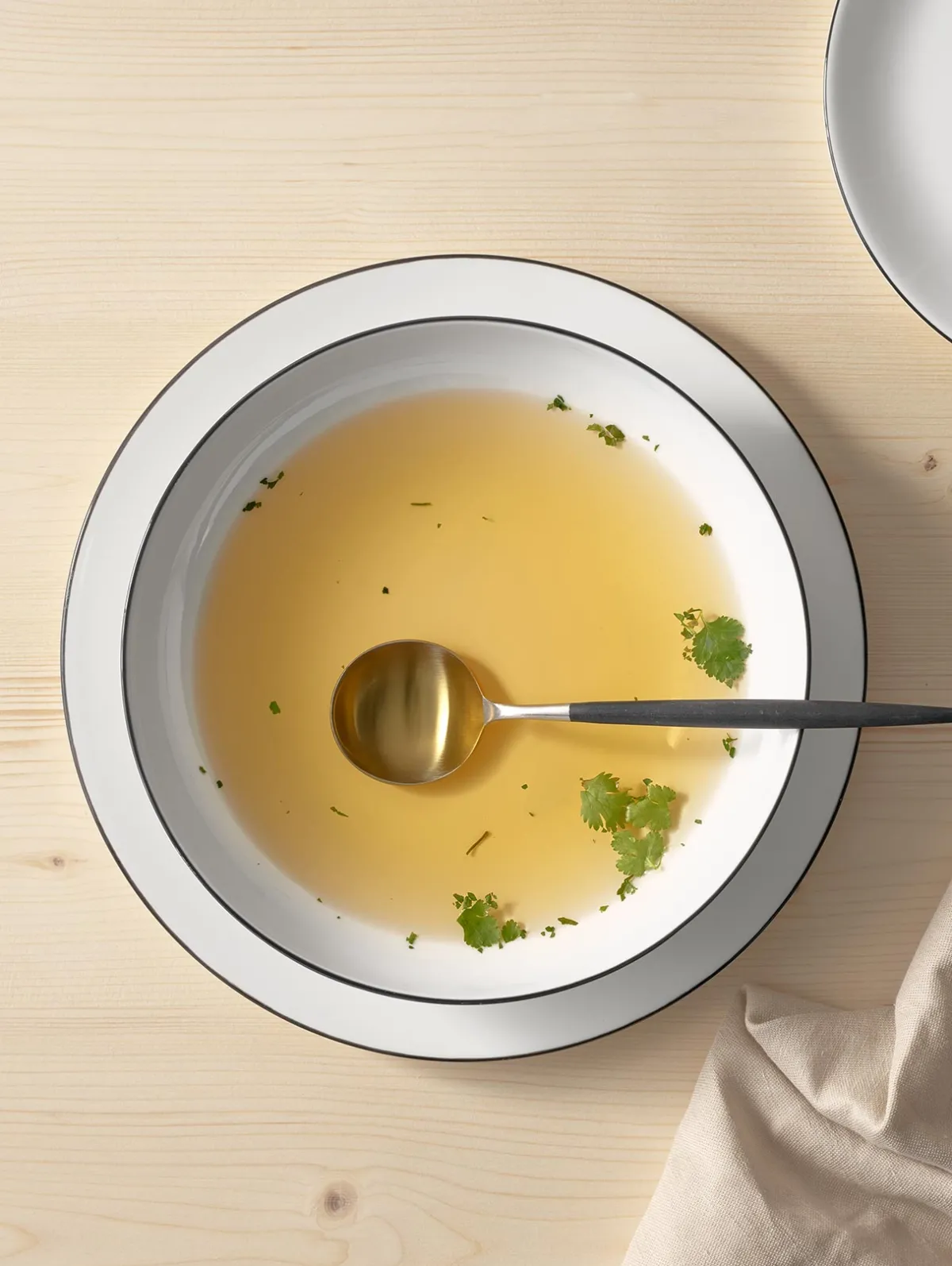 Best ASA Selection pasta-/suppenteller, ligne noire