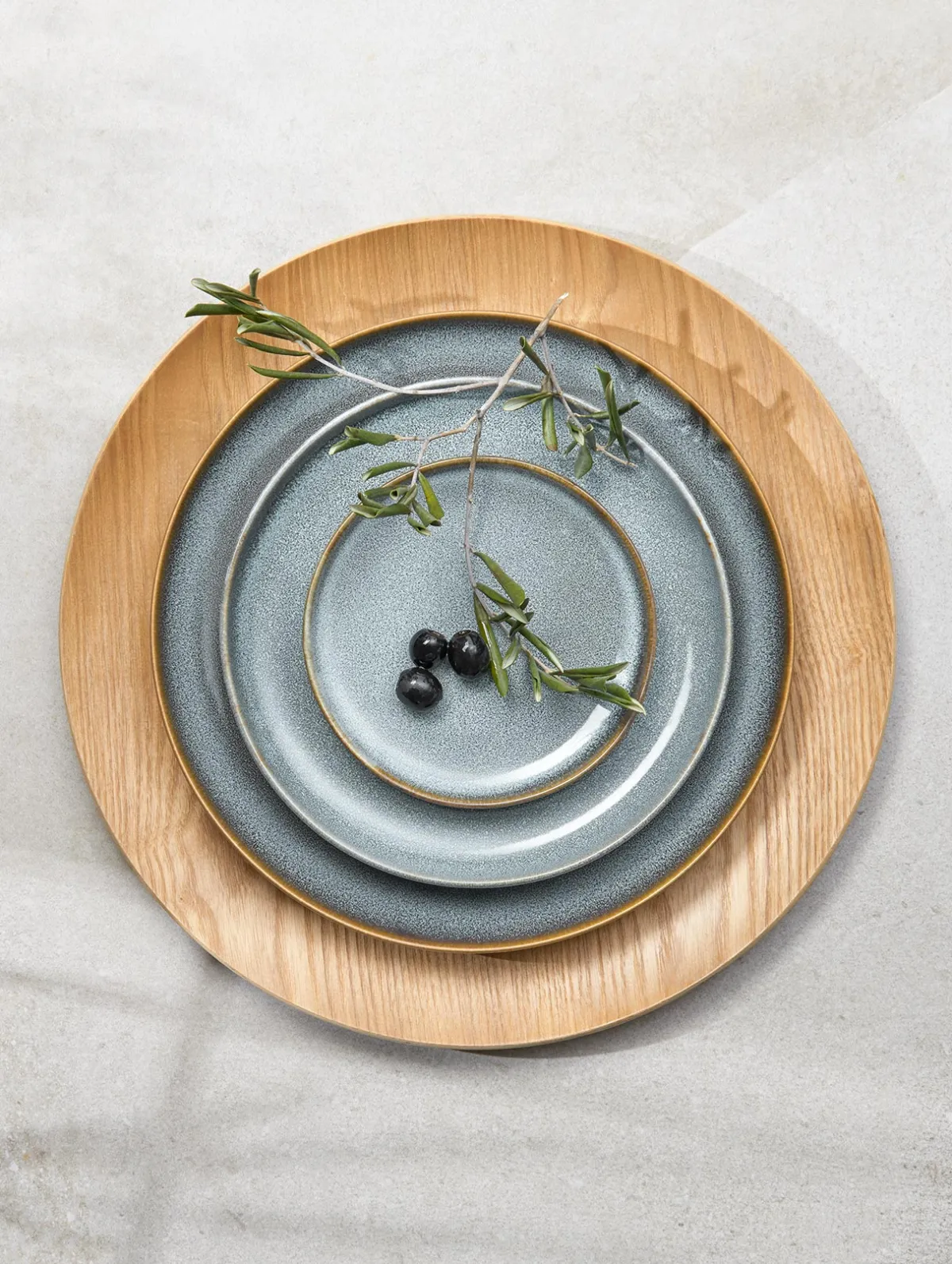 New ASA Selection platzteller, denim