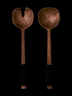 Clearance ASA Selection salatbesteck mit schwarzem nylongriff