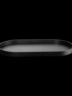 Clearance ASA Selection tablett, oval, schwarz, l
