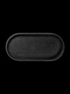 Outlet ASA Selection tablett, oval, schwarz, s