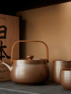 Discount ASA Selection teekanne mit Holzgriff, brown