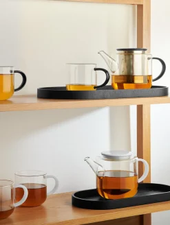 Outlet ASA Selection teekanne, mit schwarzem henkel/deckel