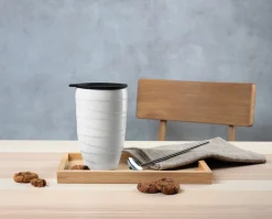 Hot ASA Selection thermobecher twisted, weiß