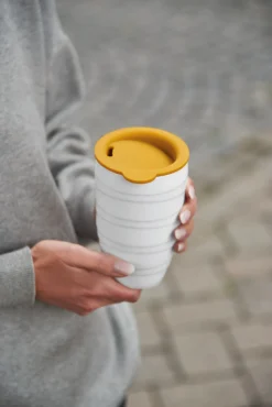 Hot ASA Selection thermobecher twisted, weiß