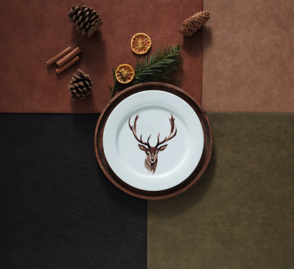 Outlet ASA Selection tischset, khaki