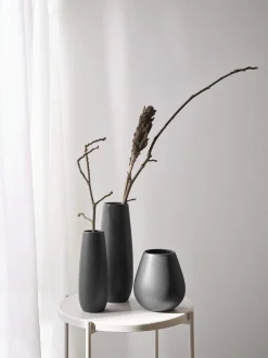 Hot ASA Selection vase, black iron