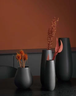 Hot ASA Selection vase, black iron