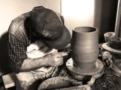 Hot ASA Selection vase, pecan